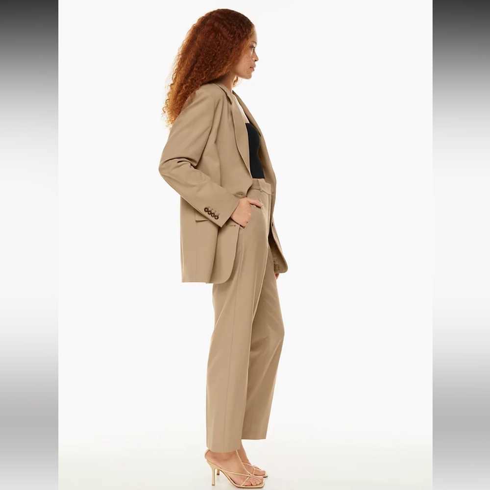 Aritzia babaton command pant size 0 in gold camel NWT - Picture 4 of 8